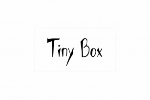 Tiny Box Font Download