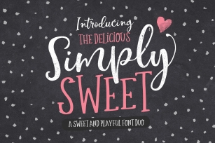 The Simply Sweet Duo Font Download