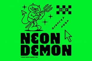 Neon Demon Font Download