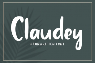Claudey Font Download