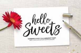 Hello Sweets + Swashes Font Download