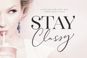 The Stay Classy Duo Font Download