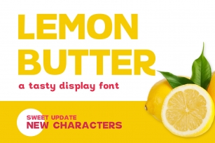 Lemon Butter Display Font Download