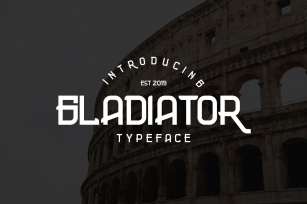 Gladiator Display Font Download