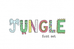 Jungle Character Font Download