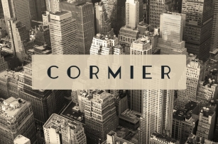 Cormier Typeface Font Download