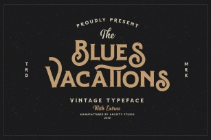 Blues Vacations Extra Logo Font Download