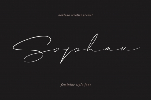 Sophan Calligraphy Font Download