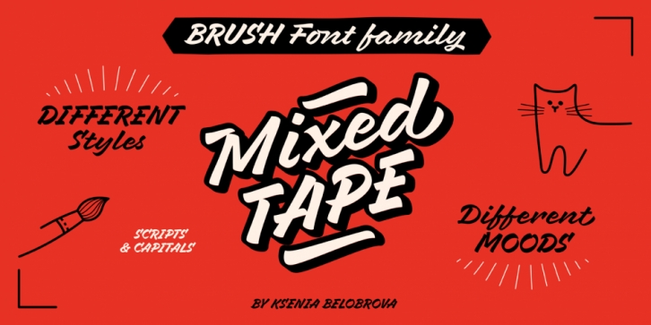 Mixed Tape Font Download