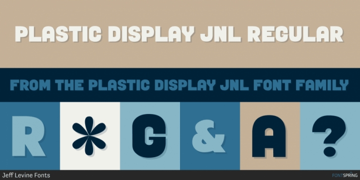 Plastic Display JNL Font Download