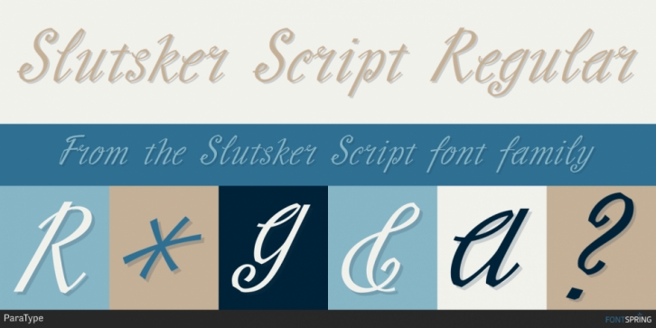 Slutsker Script Font Download