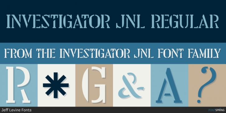 Investigator JNL Font Download