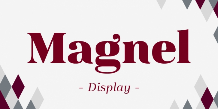 Magnel Display Font Download