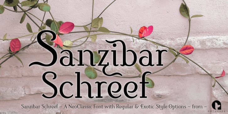 Sanzibar Shreef Font Download