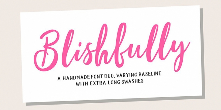 Blishfully Font Download