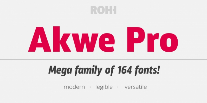 Akwe Pro Font Download