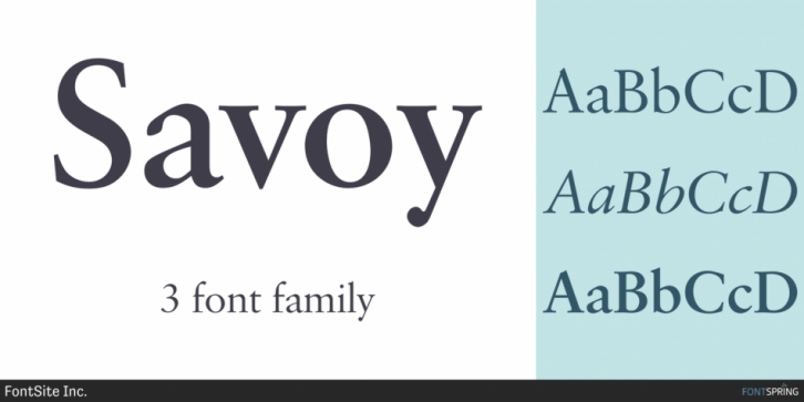 Savoy Font Download