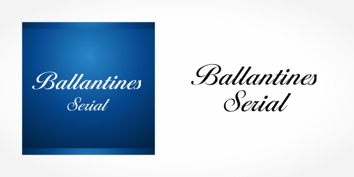 Ballantines Serial Font Download