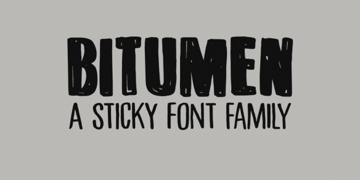 Bitumen Font Download