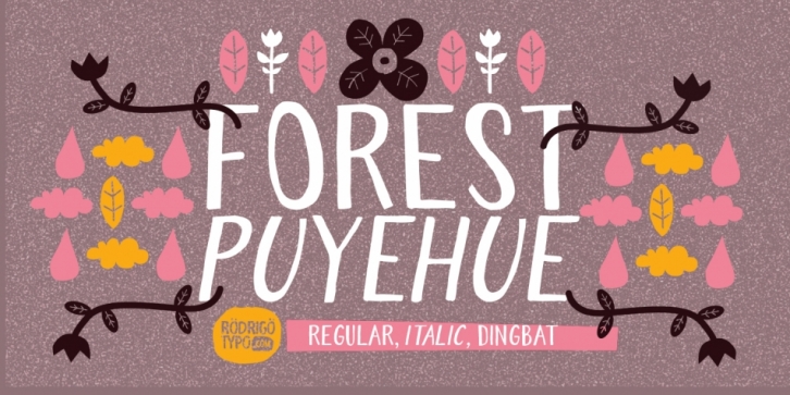 Forest Puyehue Font Download