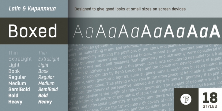 Boxed Font Download