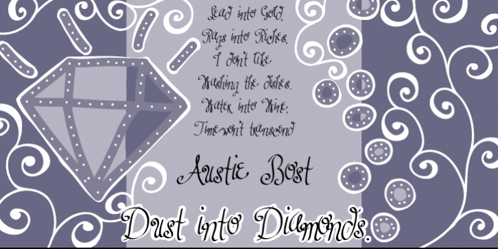 Austie Bost Dust into Diamonds Font Download
