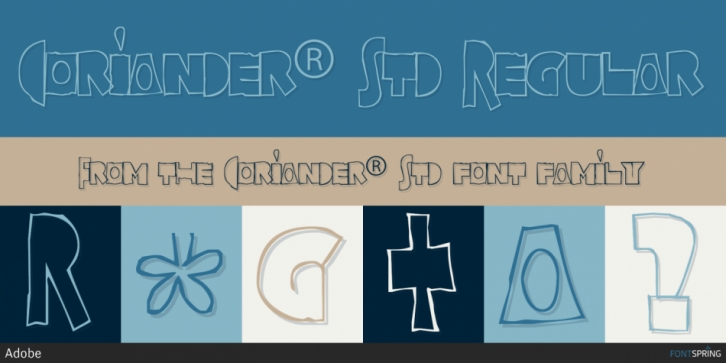 CorianderÂ Std Font Download