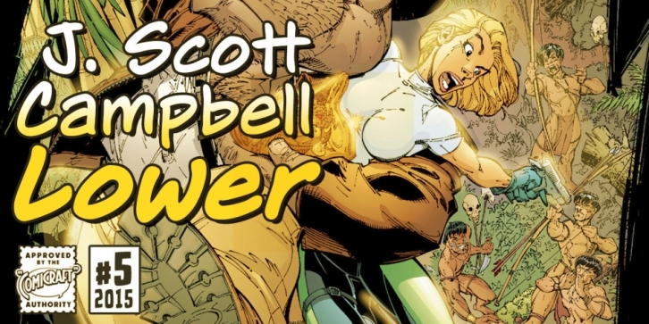 J. Scott Campbell Lower Font Download