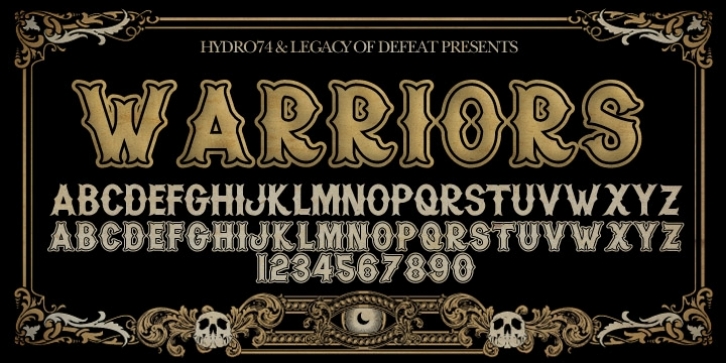 H74 Warriors Font Download