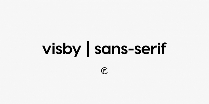 Visby CF Font Download