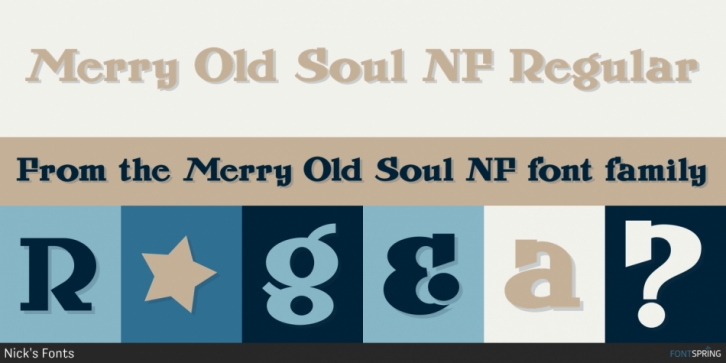 Merry Old Soul NF Font Download