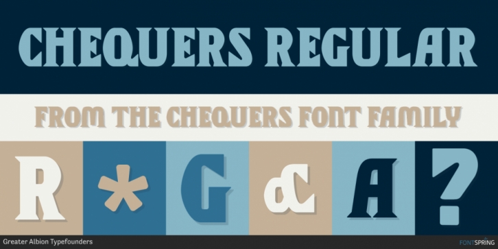 Chequers Font Download