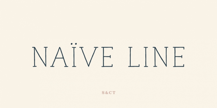 Naive Line Font Download