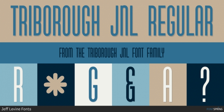 Triborough JNL Font Download