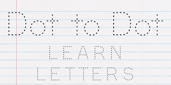 Dot to Dot Font Download