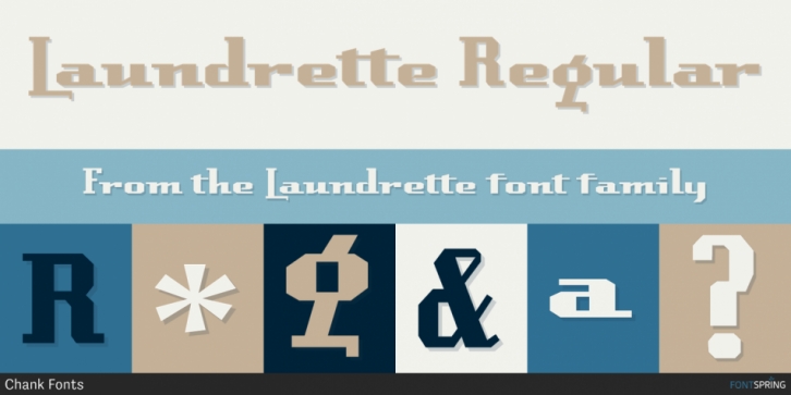 Laundrette Font Download