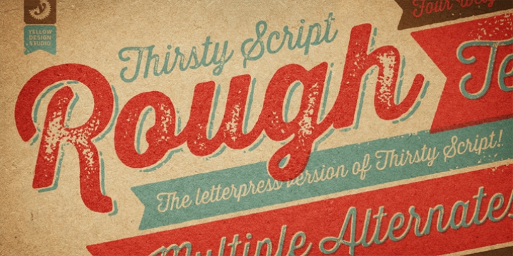 Thirsty Rough Font Download