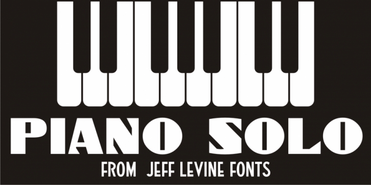 Piano Solo JNL Font Download