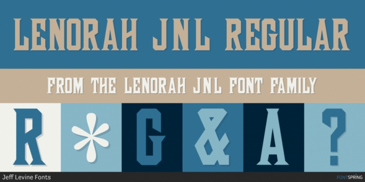 Lenorah JNL Font Download