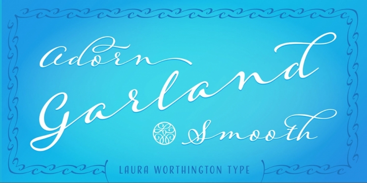 Adorn Garland Smooth Font Download