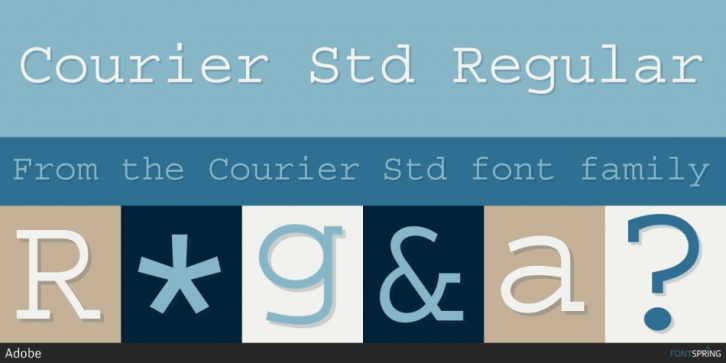 Courier Std Font Download