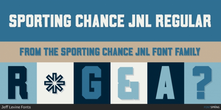 Sporting Chance JNL Font Download