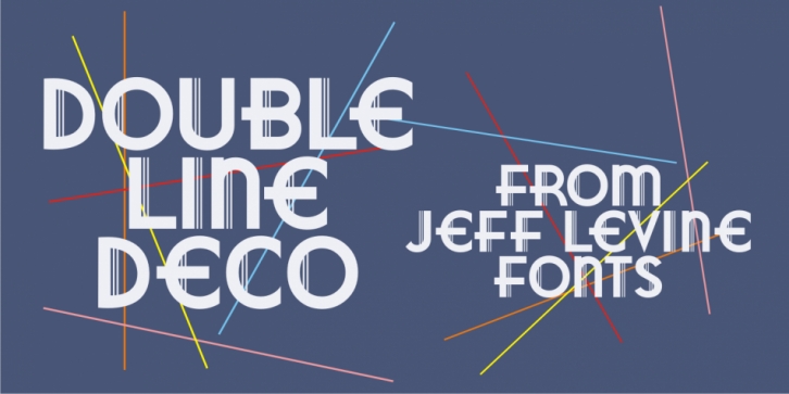 Double Line Deco JNL Font Download