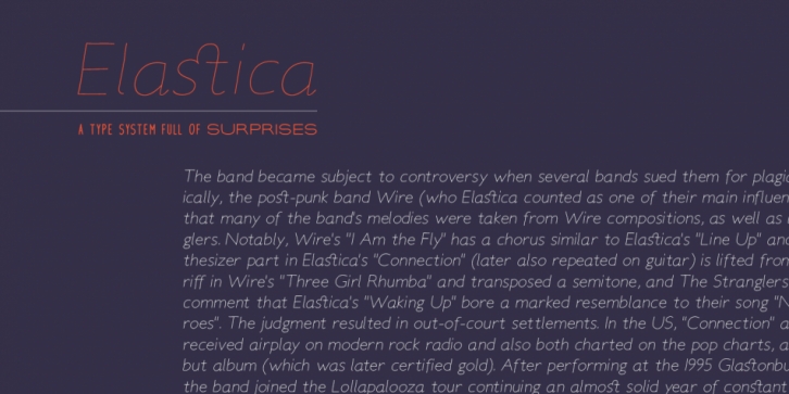 Elastica Font Download