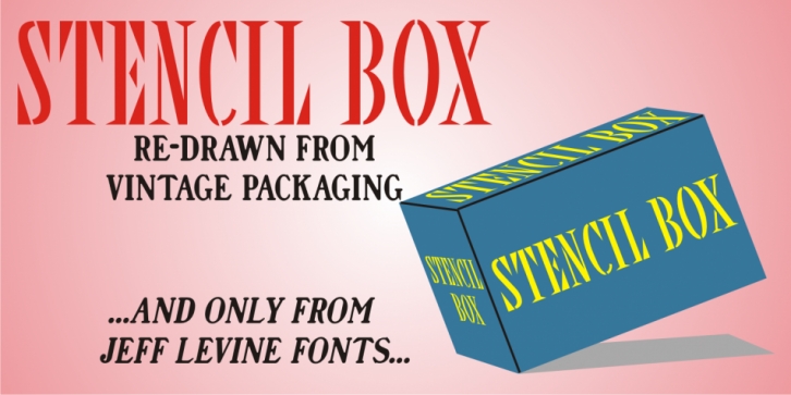 Stencil Box JNL Font Download