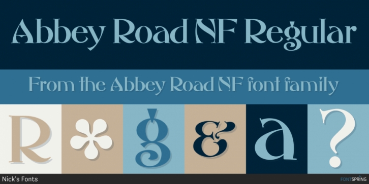 Abbey Road NF Font Download