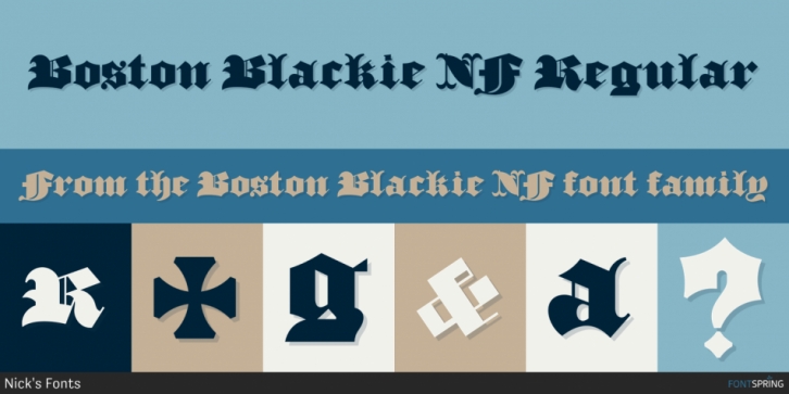 Boston Blackie NF Font Download