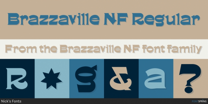 Brazzaville NF Font Download