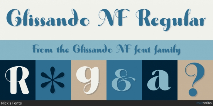 Glissando NF Font Download