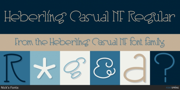 Heberling Casual NF Font Download
